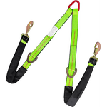 Trailer Tow Strap Manufacturer - 4700 Lbs Polyester with Snap Hook V Bridle