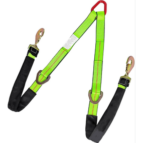 Trailer Tow Strap Manufacturer - 4700 Lbs Polyester with Snap Hook V Bridle