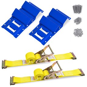 Wheel Chock Kit Manufacturer - Heavy Duty Trailer Strap Tie Down System
