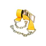 Flatbed Straps Manufacturer - 4 Inch with Chain Anchor Cargo Straps