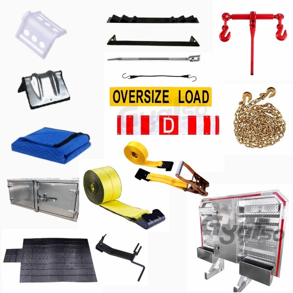 Flatbed Truck Cargo Control Manufacturer - Winch Strap Tool Box Kit