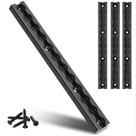 L-Track Manufacturer - 6 Foot Black Anodized Aluminum for Motorcycle Tie Down
