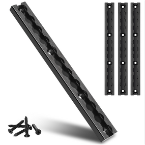 L-Track Manufacturer - 6 Foot Black Anodized Aluminum for Motorcycle Tie Down