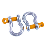 Bow Shackle Manufacturer - 2T 1/2\" 13mm Galvanized with Yellow Pin