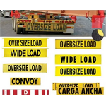 Trailer Load Banner Manufacturer - PVC Reflective Oversize Load Sign Canadian