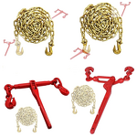 Ratchet Chain Binder Manufacturer - 3/8'' 5/16" G70 with Clevis Grab Hooks