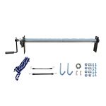 Tarp Roller Kit Manufacturer - 64\" to 104\" Wide Aluminum Alloy Hand Crank