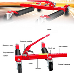Car Wheel Dolly Manufacturer - Ratchet Foot Pedal Mechanical Vehicle Skates