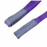 Flat Webbing Sling Manufacturer - Polyester with Reinforce Eye for Lifting