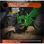 Axle V-Bridle Strap Manufacturer - Heavy Duty with Snap Hooks D Ring Middle