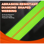 Axle V-Bridle Strap Manufacturer - Heavy Duty with Snap Hooks D Ring Middle