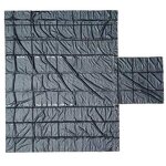 Flatbed Truck Cover Manufacturer - 18' X 24' 18oz Black PVC Coated Steel Tarp