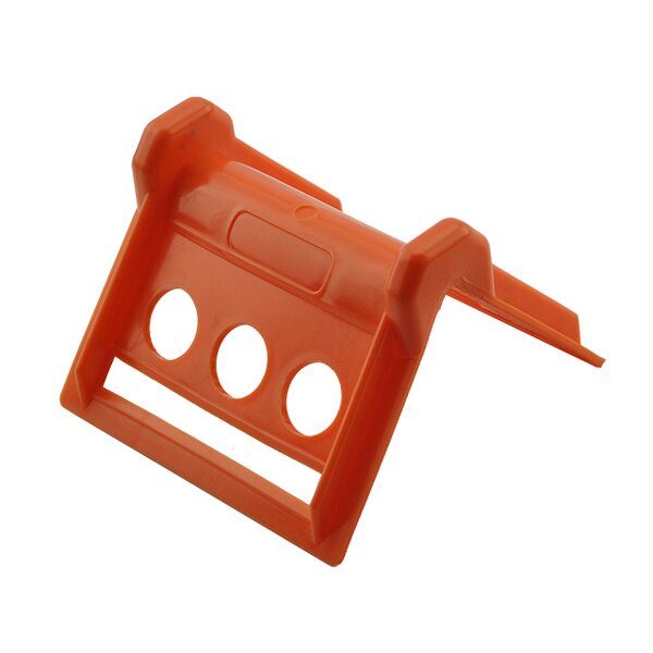 Corner Protector Manufacturer - 100mm PVC Plastic Orange for Webbing Straps