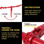 Ratchet Load Binder Manufacturer - Folding Handle with 2 Grab Hooks