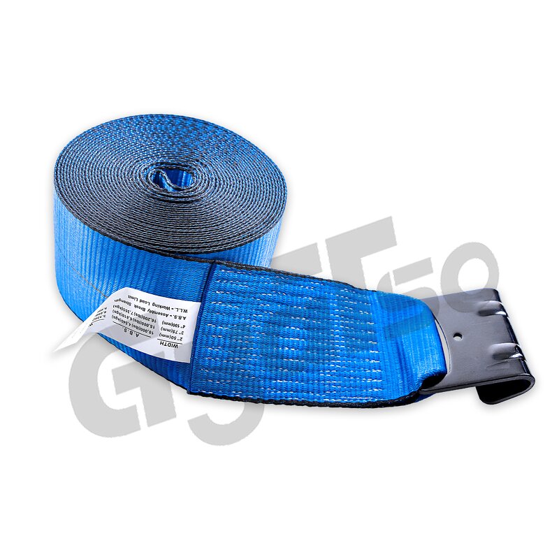 Winch Strap Manufacturer - 4 Inch 30 ft US Standard Cargo Lashing