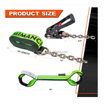 Ratchet Tie Down Strap Kit Manufacturer - 8-Point 2 Inch 13200lbs for Car Wheel