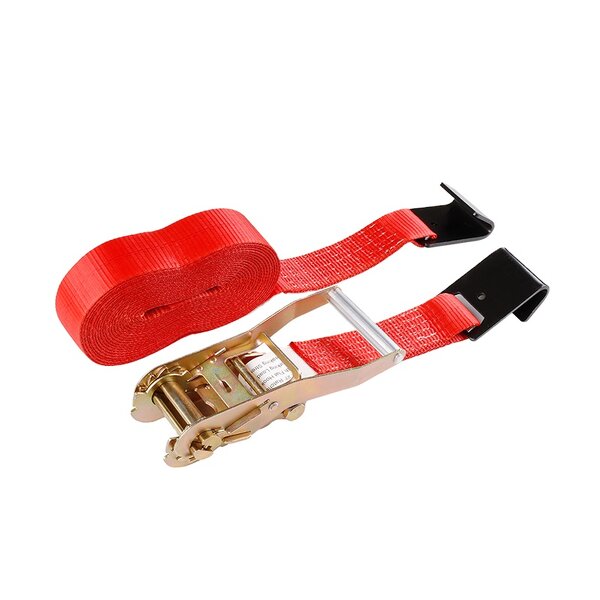 Ratchet Strap Manufacturer - 2 Inch with Flat Hook 1000kg Heavy Duty Nylon