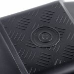 Trailer Fenders Manufacturer - Single Axle Black Plastic with Top Side Steps