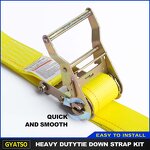 Wheel Chock Kit Manufacturer - Heavy Duty Trailer Strap Tie Down System