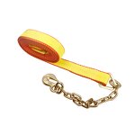 Ratchet Tie Down Straps Manufacturer - 2in X 27ft with Chain End Grab Hook