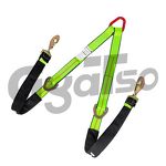 V Bridle Strap Manufacturer - Green 2\" X 6' with Snap Hooks 4700 Lbs WLL