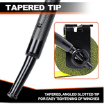 Winch Bar Manufacturer - Carbon Steel Non-slip Zinc Finished Handle