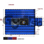 Flatbed Truck Cover Manufacturer - 24' X 18' 14OZ PVC Coated Red Nylon Tarp