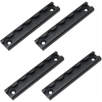 L-Track Manufacturer - 6 Foot Black Anodized Aluminum for Motorcycle Tie Down