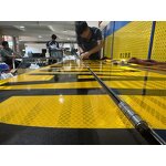 Oversize Load Banner Manufacturer - 18\" X 84\" Reversible with Bungees