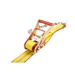 Ratchet Tie Down Straps Manufacturer - 2in X 27ft with Chain End Grab Hook