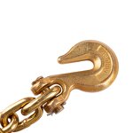 Transport Chain Manufacturer - 3/8\" X 20' G70 with Grab Hooks on Each End