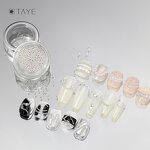 Luxury Design Nails Sequin Powder Factory - OEM/ODM Custom Multi Shape Hot Selling Luxury Design Nails Sequin Powder for Nail Art