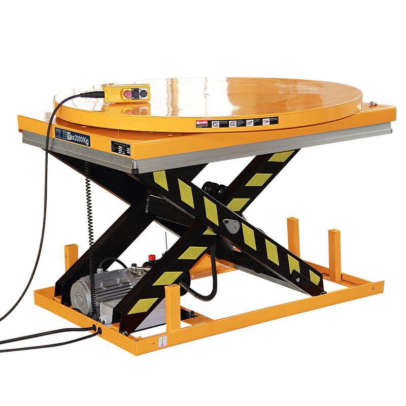 Electric Scissor Lift Table Manufacturer - AC Double Deck Rotary