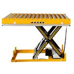 Electric Scissor Lift Table Manufacturer - Safe Remote Control with Roller
