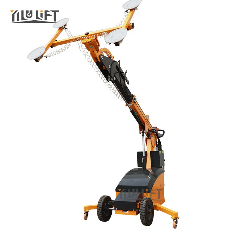 Vacuum Slab Lifter Manufacturer - 360 Degree Electric Rotation Auto Tilt