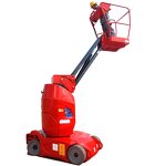 Single Mast Boom Lift Manufacturer - 200kg Battery Electric Man Lifter