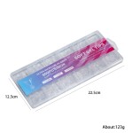 Wholesale Ultra Short Nail Gel Tips 600pcs/Box Traceless Clear Matte False Nail Tips Half Cover Square Almond Design for Fingers