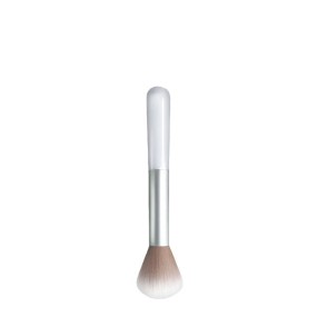 Premium Portable White Nylon Makeup Brush Face Travel-Ready Foundation Blush Concealer Eyeshadow Highlight Powder Cosmetic