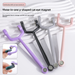 Hot Selling Three-In-One Cat's Eye Magnet Nail Art Multifunctional Solid Gel Material Double Side Cylinder-Shaped