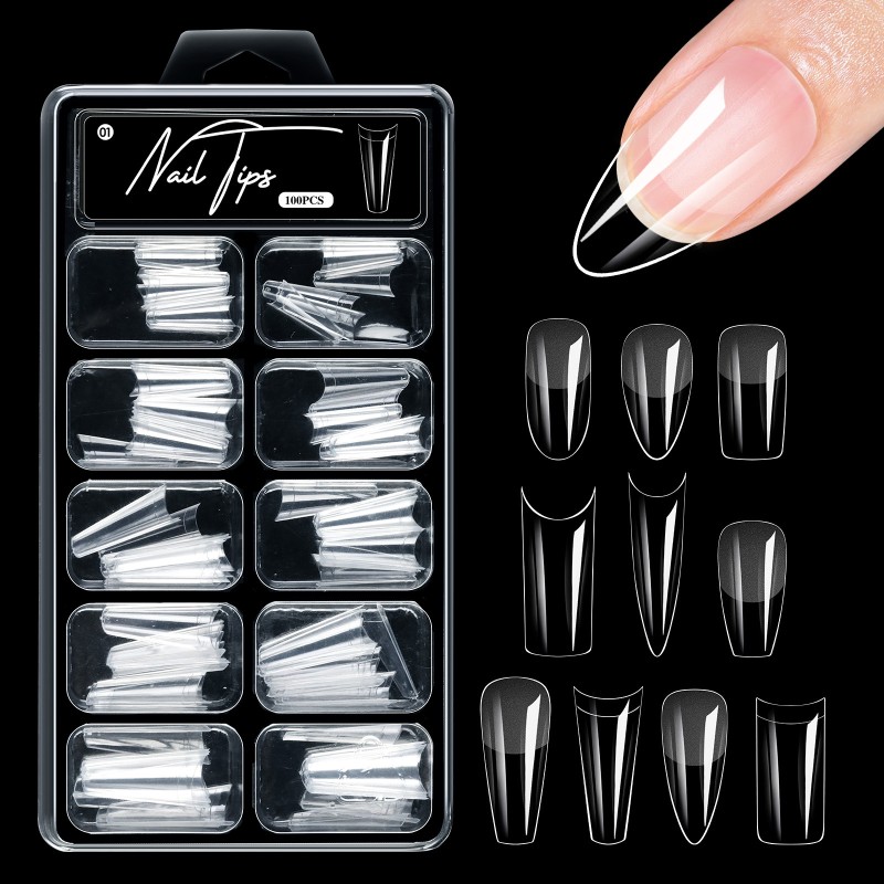 Wholesale 100-Piece Dual-Purpose Nail Polish Stick Set Full and Half Boxed Without Engraving or Grinding for Fingers