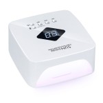 120W S10无绳美甲灯，带有4个定时器设置，可充电金属紫外线灯，用于指甲油固化