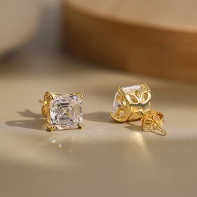 Oval Cut Moissanite Earrings Manufacturer - OEM/ODM Custom Oval Cut 1-3CT D Color VVS Moissanite Earrings 925 Silver