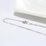 Thin Chains Manufacturer - OEM/ODM Custom Thin Chains 1mm 925 Silver 14K Gold Plated Cable Chain Necklace