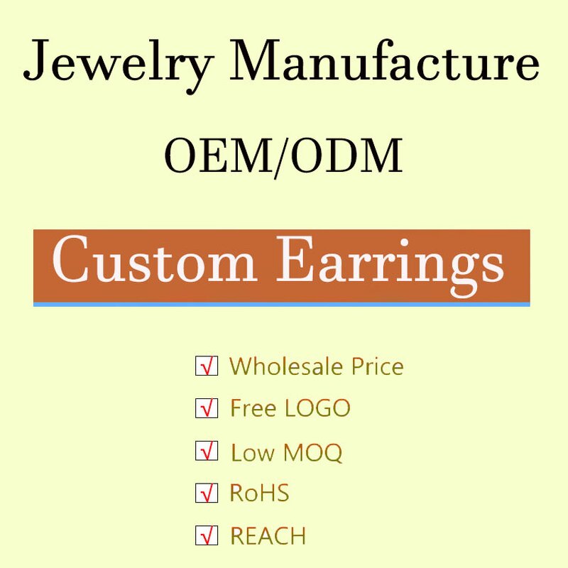 Earrings Manufacturer - OEM/ODM Custom High Quality 925 Silver Gold Plated Stud Hoop Drop Earrings
