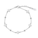 Women Heart Bracelet Manufacturer - OEM/ODM Custom 925 Silver Women Heart Bracelet 5mm Heart Cut 5A CZ Tennis Bracelet