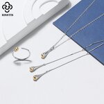 Custom Jewelry Gift Necklace Manufacturer - OEM/ODM Custom Jewelry Gift for Women 925 Silver Rose Gold Plated Heart Pendants