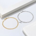 Cuban Bracelet Factory - OEM/ODM Custom Classic 3mm Cuban Bracelet Women Men Solid 925 Sterling Silver