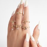 Women Rings Manufacturer - OEM/ODM Custom 925 Sterling Silver Love Heart Pastel Pink Heart Pendant Finger Ring