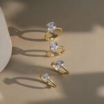 Luxury Wedding Jewelry Set Factory - OEM/ODM Custom Luxury Wedding Jewelry Set 925 Silver Princess Cut 8A CZ Necklace Sets