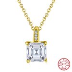 Moissanite Necklace Factory - OEM/ODM Custom 925 Sterling Silver Iced Out 1-4CT Moissanite Diamond Necklace
